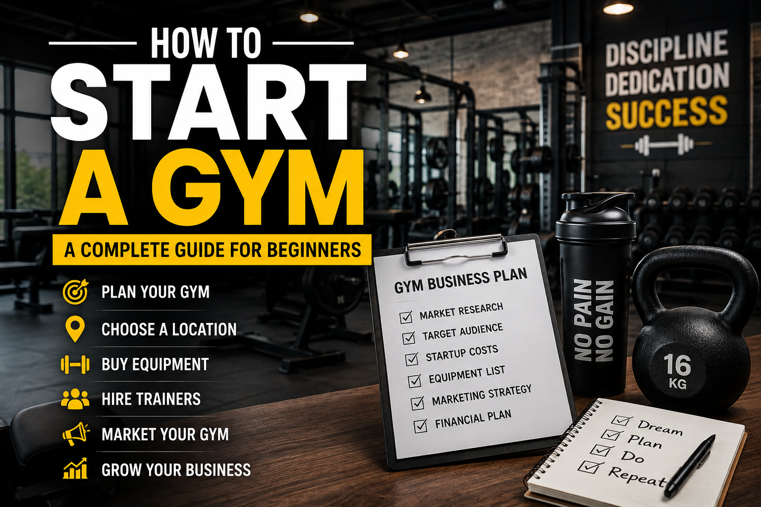 A Practical Guide to How to Start a Gym Business