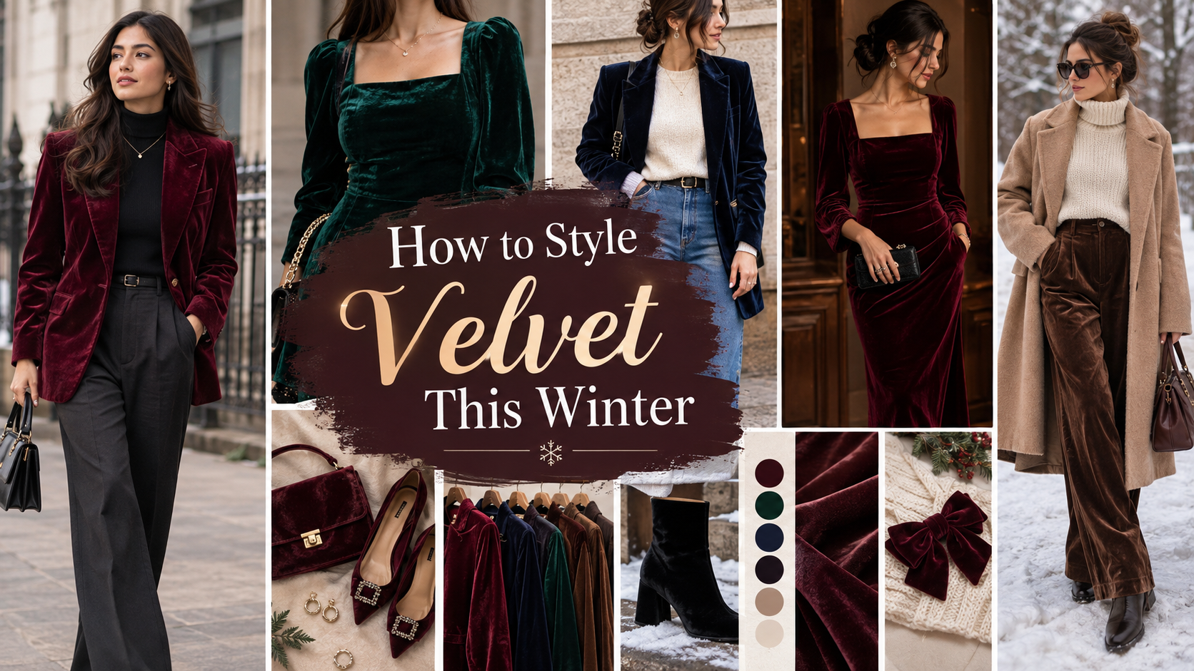 how to style velvet this winter