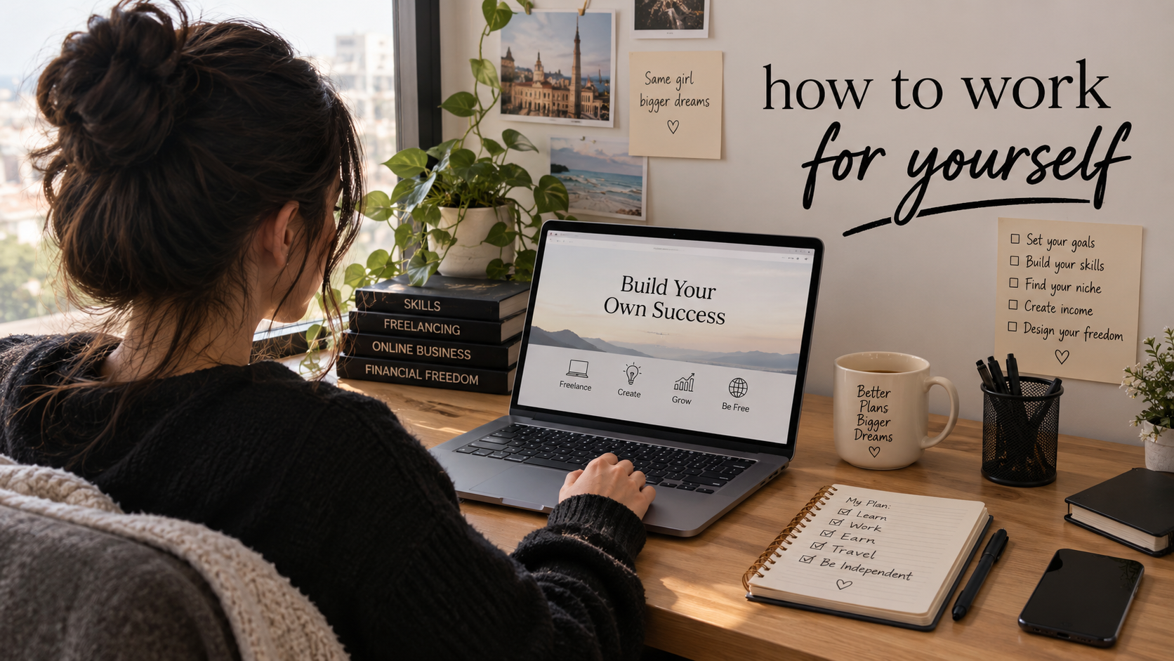 how to work for yourself